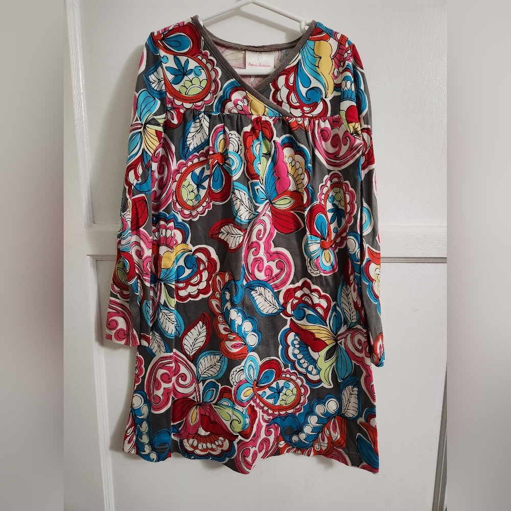 Hanna Andersson: Colorful Floral Long Sleeve Dress